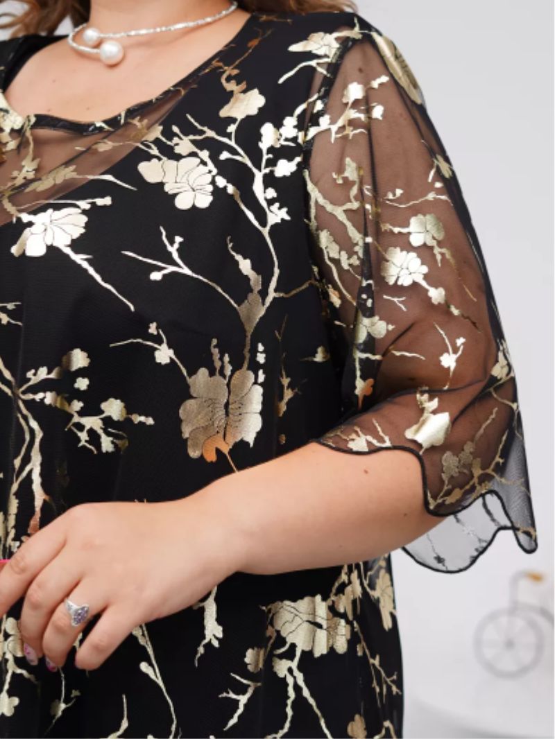 Diana - Elegant Floral Blouse