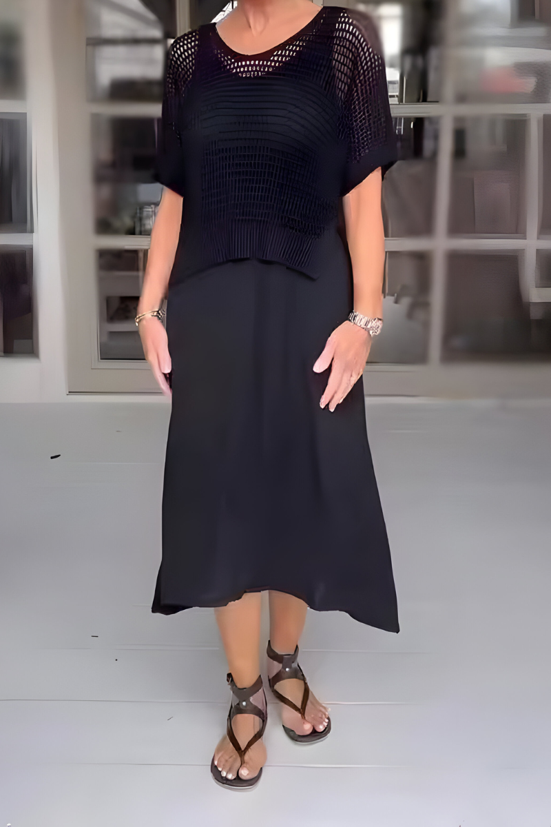 Azaria - Knitted Top Dress Co-Ord