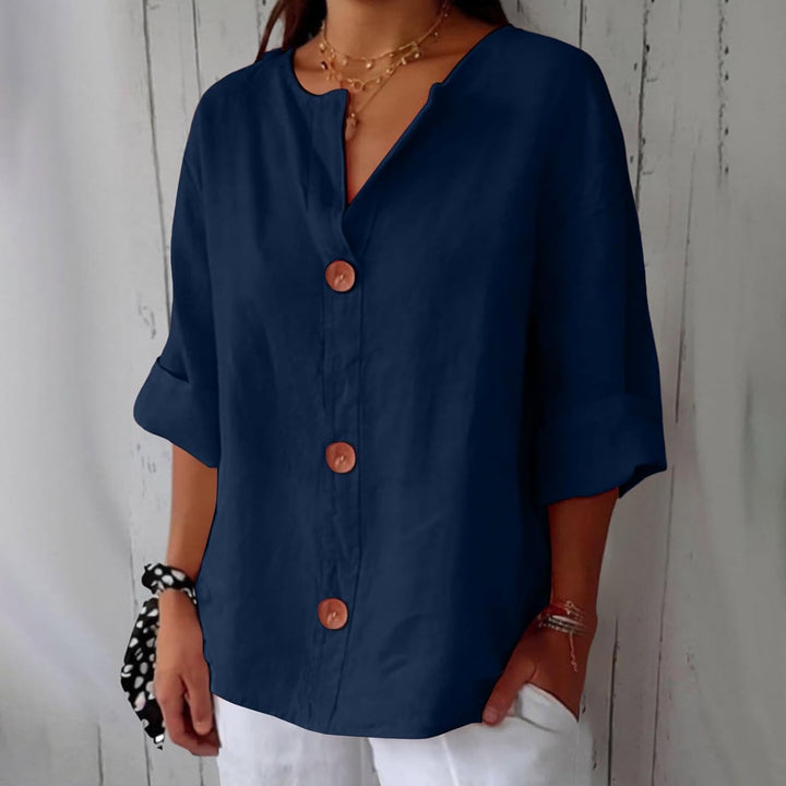Sienna - Button-Front Blouse