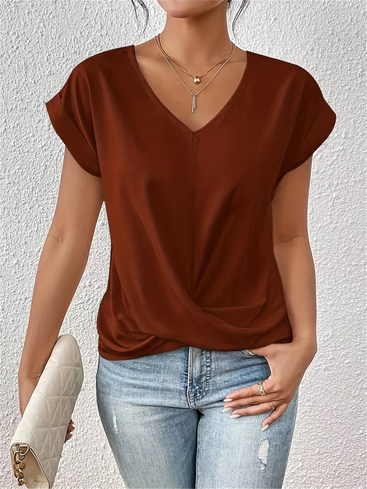 Blakely - Casual V-Neck Blouse