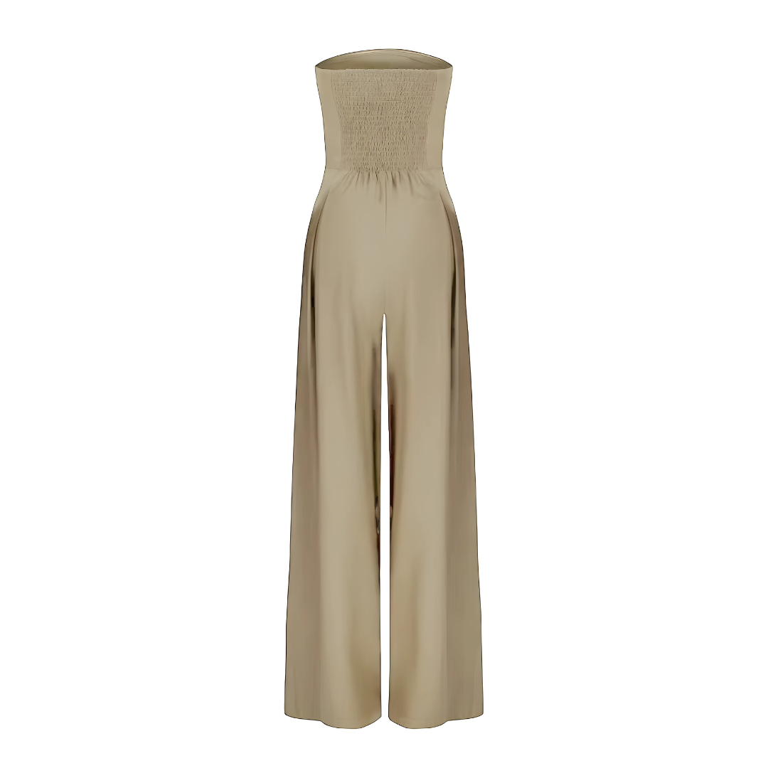 Alicia - Wide Leg Strapless Jumpsuit