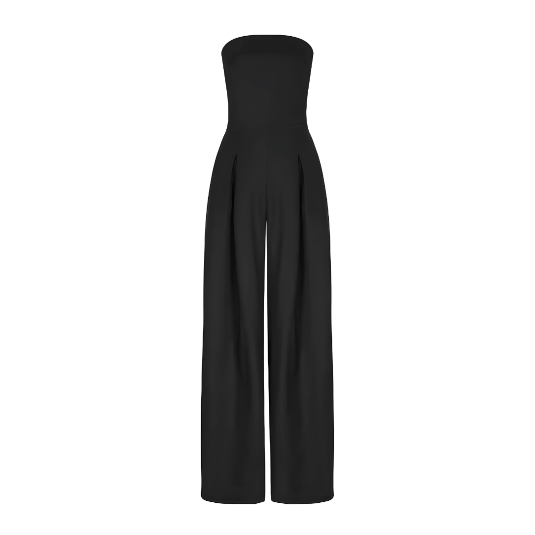 Alyssa - Wide Leg Strapless Jumpsuit