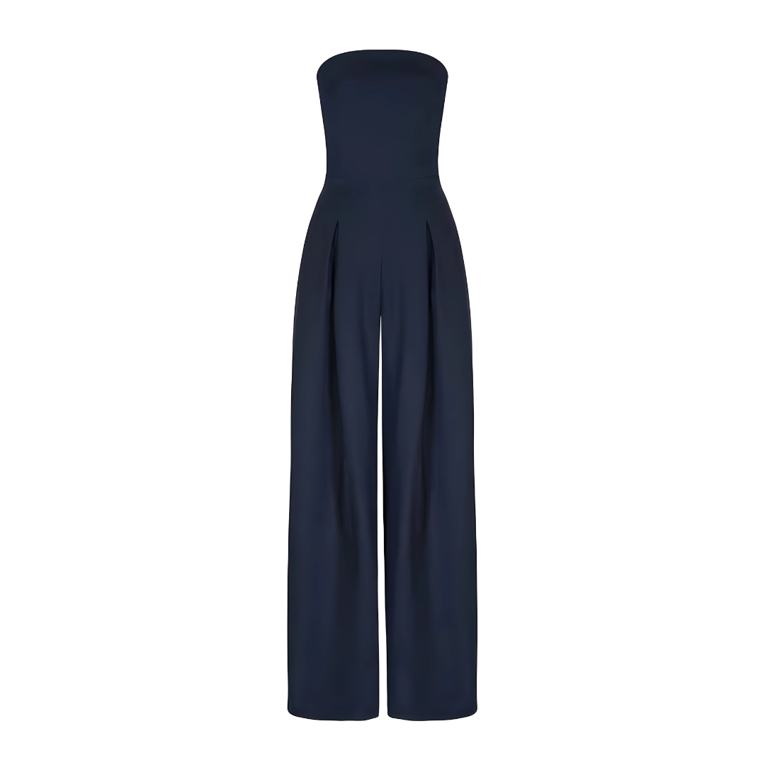 Alicia - Wide Leg Strapless Jumpsuit