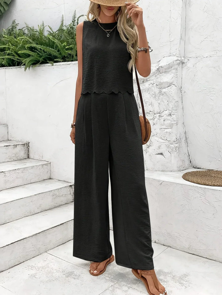 Chloe - Lace-Up Lounge Co-ord