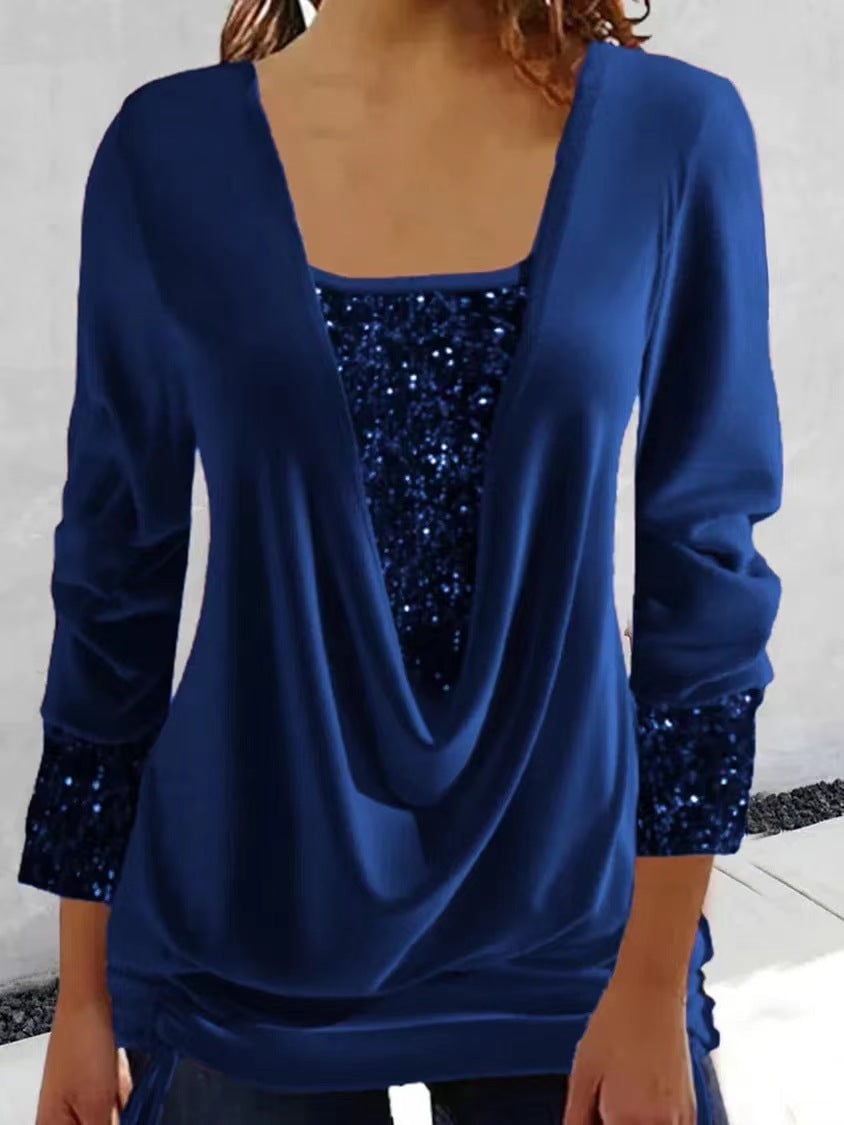 Sienna - Glitter Sequin Blouse